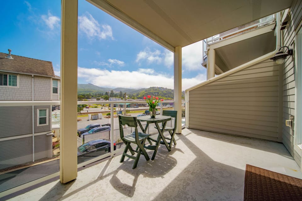 Private balcony.