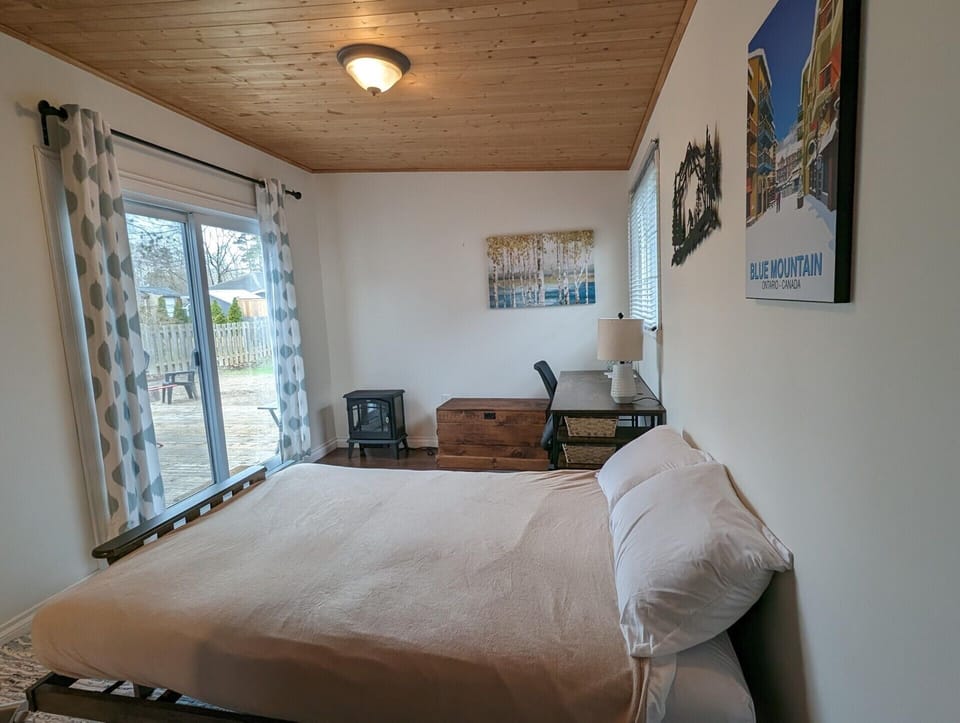Spare room and access to backyard.