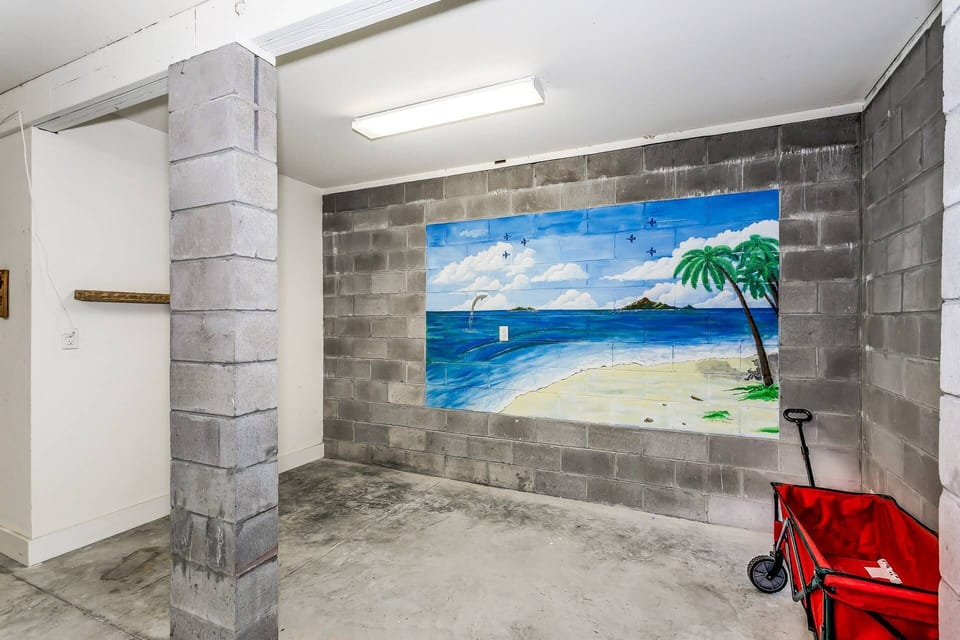 Beach wagon for your use in the townhouse garage