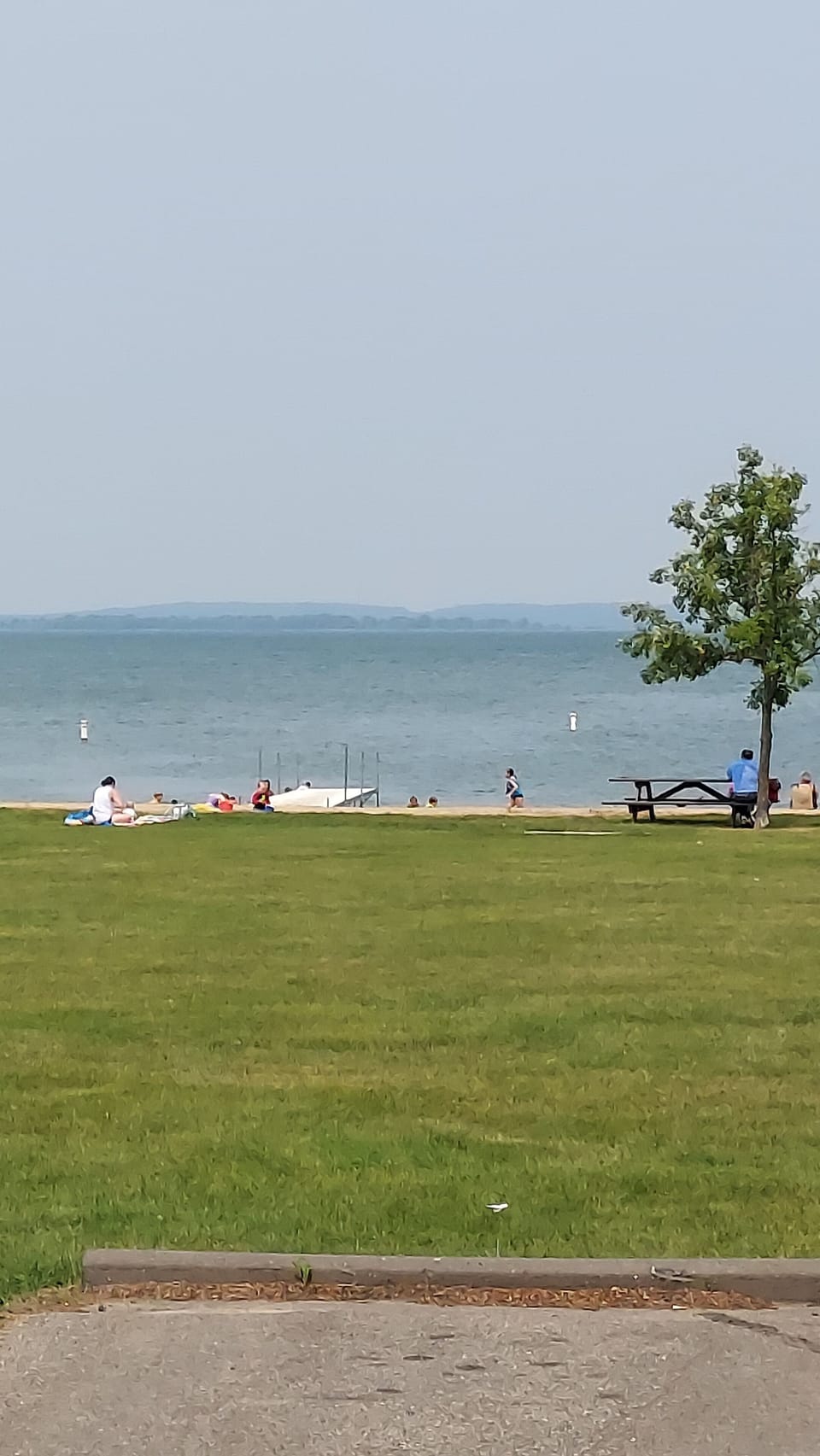 swimming area 5 minute walk   ride your bicycles  into town