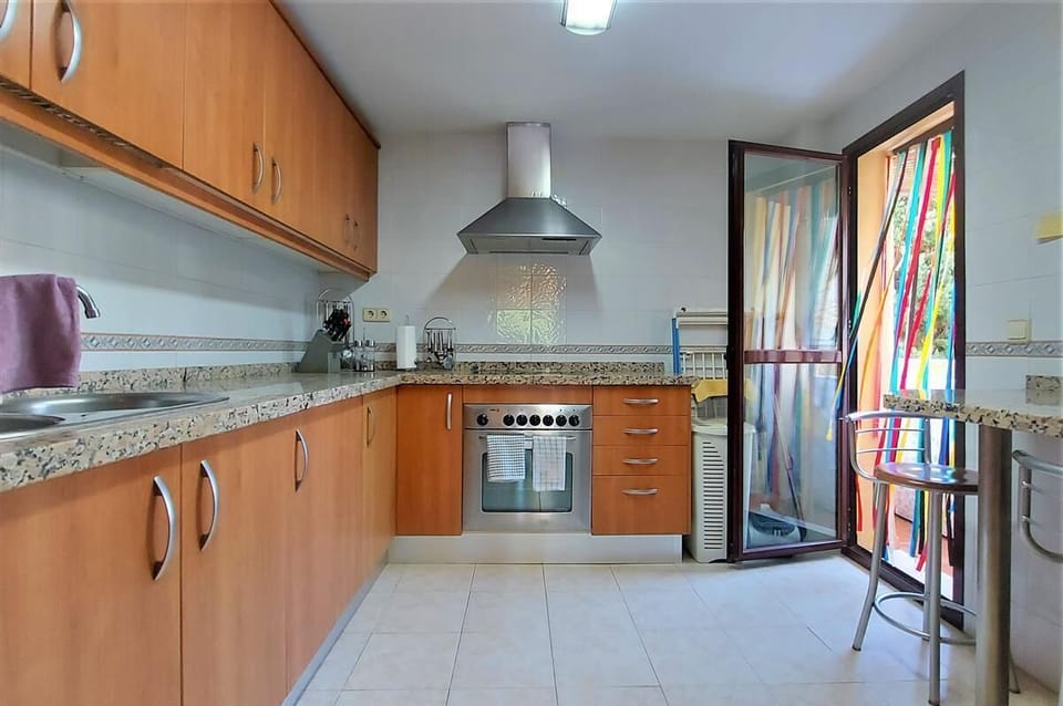 Modern kitchen is well equipped with quality appliances