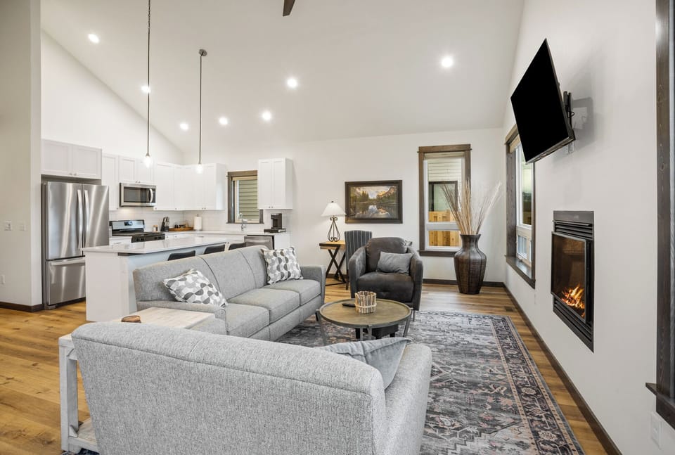 Cozy living room area, perfect for lounging after a day out.