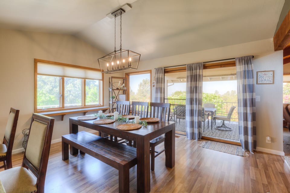 Dining area and patio