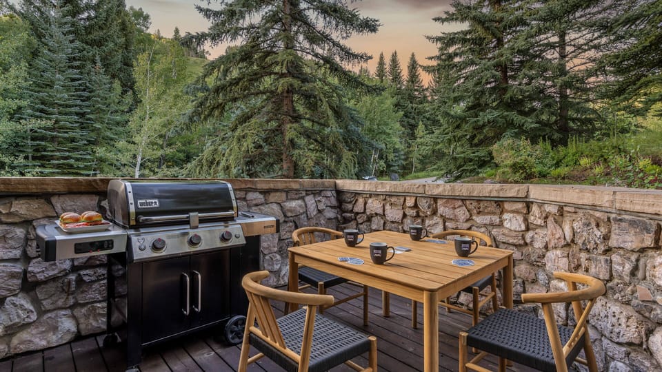 Deck, Main Level - Outdoor dining area with grill