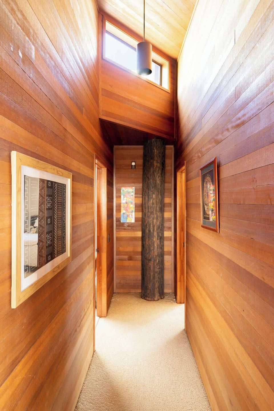 The hallway upstairs