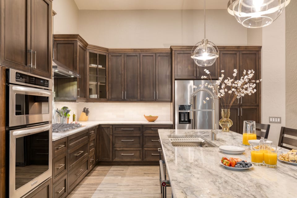 Fully-equipped kitchen.