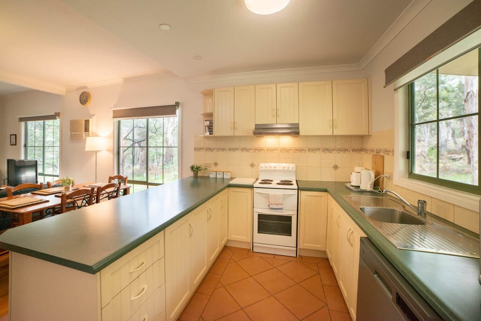 Step into our fully equipped kitchen for a seamless and stress-free stay.