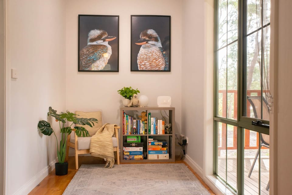 "Discover your private sanctuary, perfect for reading or playing games in tranquility.