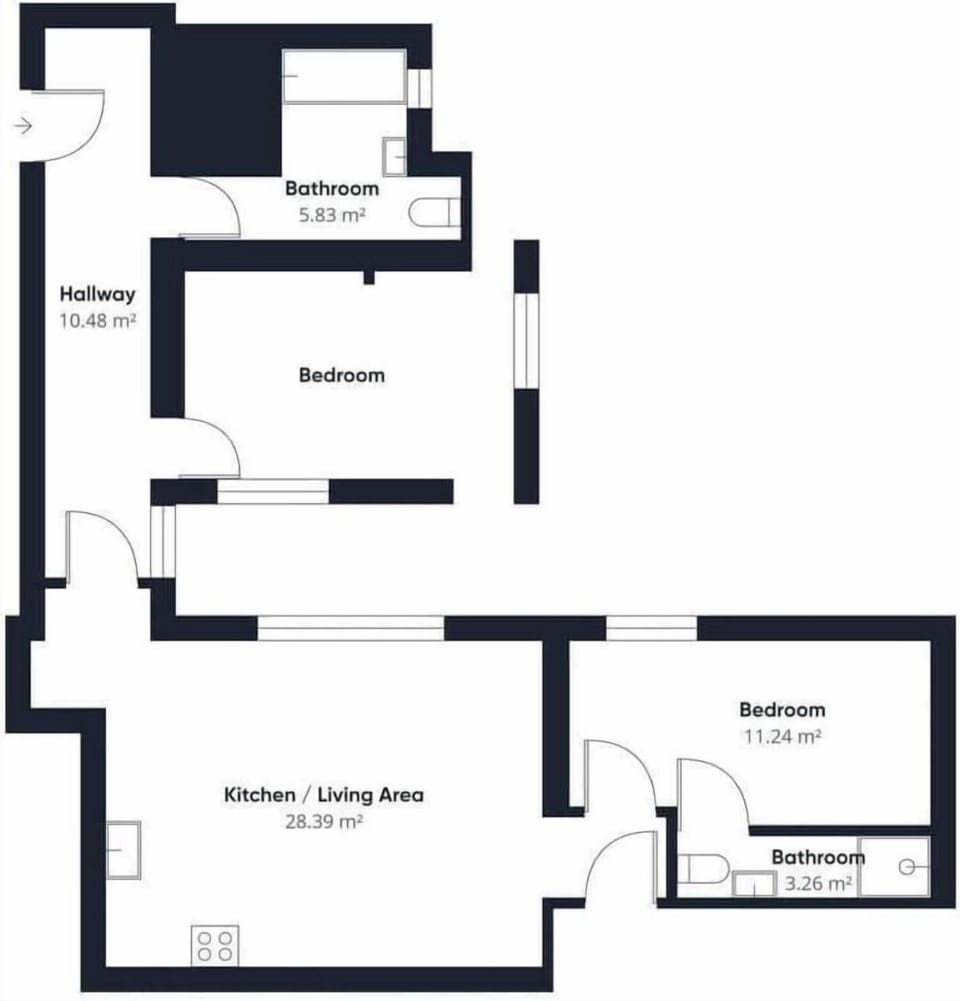 Apt 3 @ Clarendon, Redcar - Host & Stay