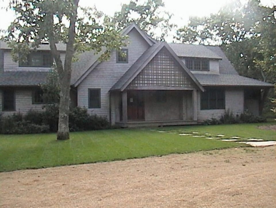View of the front yard and the front of the home