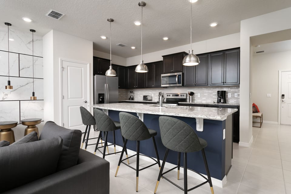 Open concept kitchen