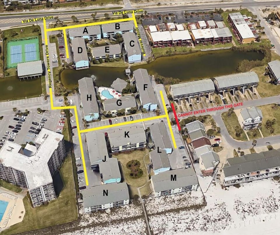 Villas on the Gulf Property Map