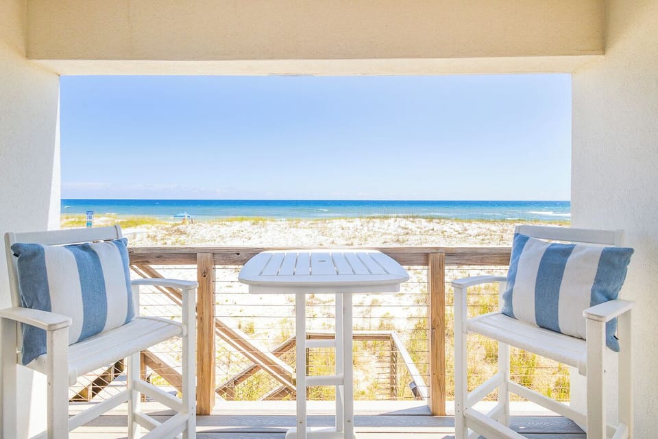 Trident House - Gulf Front Deck Main Level