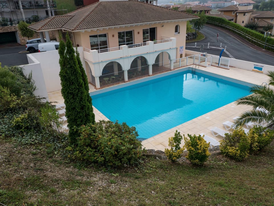Get some sun in the outdoor pool.