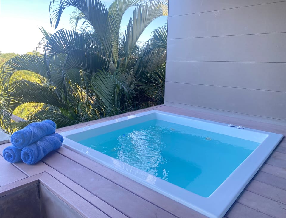 Jacuzzi on Master Bedroom balcony.