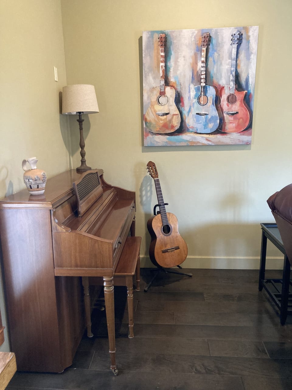 Music corner in Living Room