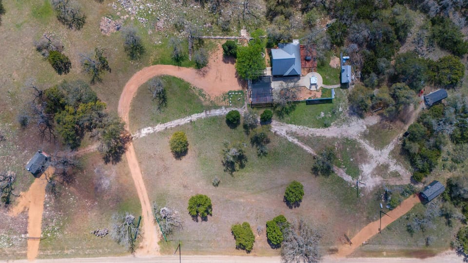 Overhead view of the cabin