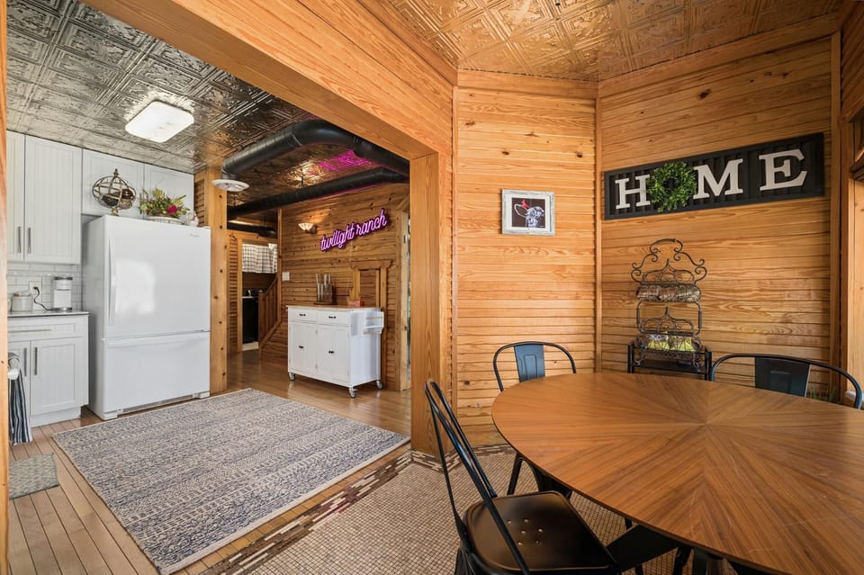 Enter into the breakfast nook and step into the kitchen