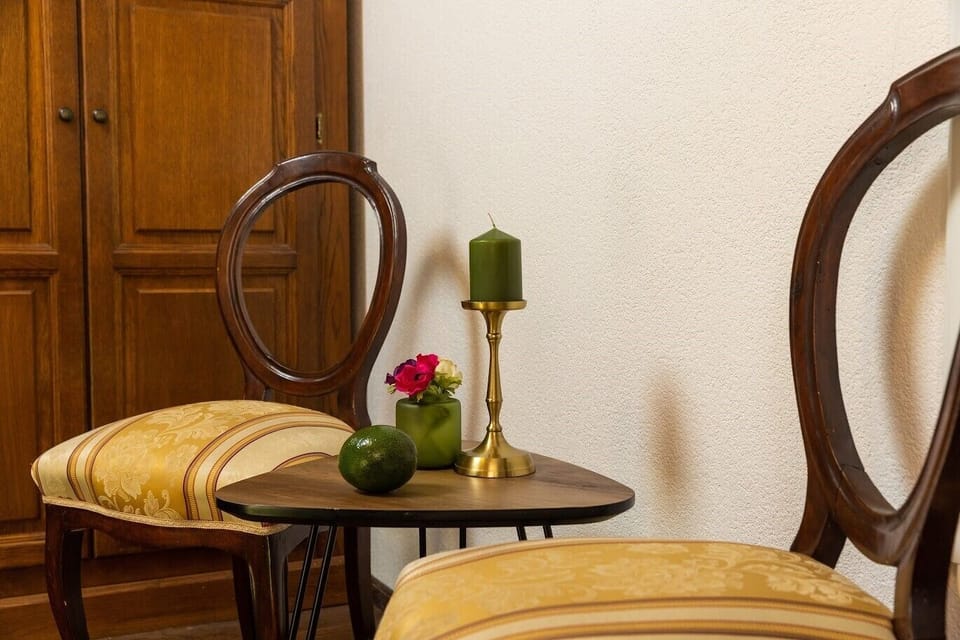 Seating area in a bedroom of a Croatia luxury villa Red Rose for family vacation in Dubrovnik