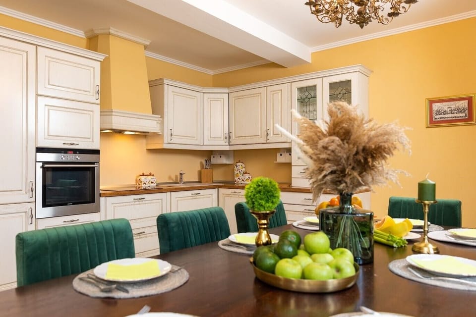 Dining room on the ground floor of a Croatia luxury family villa Red Rose for vacation and rent
