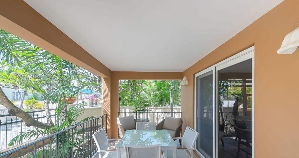 Enjoy your meals al fresco in this inviting terrace, ideal for relaxation.