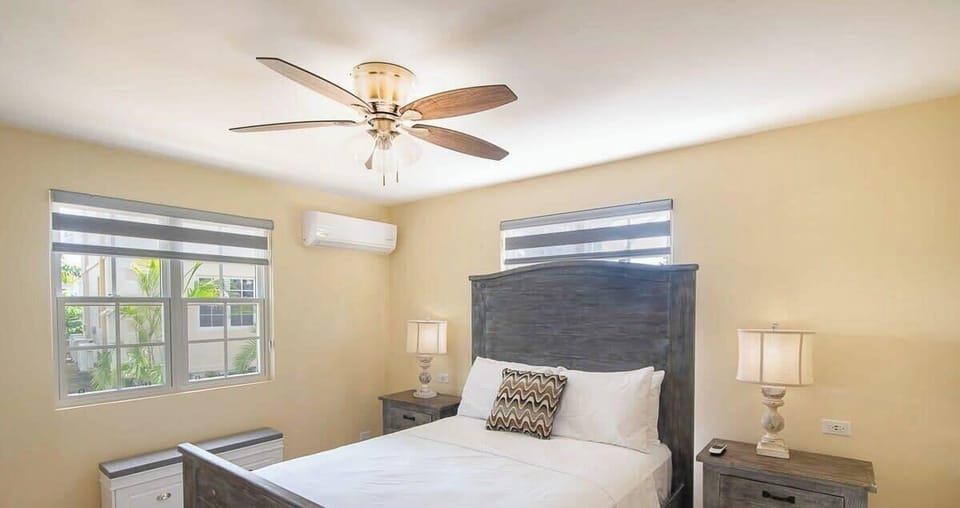Sleep soundly in this inviting bedroom.