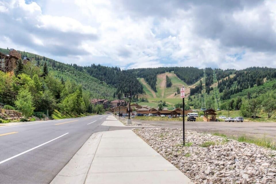The slopes at Deer Valley Resort are just down the road a short distance from this lovely home.