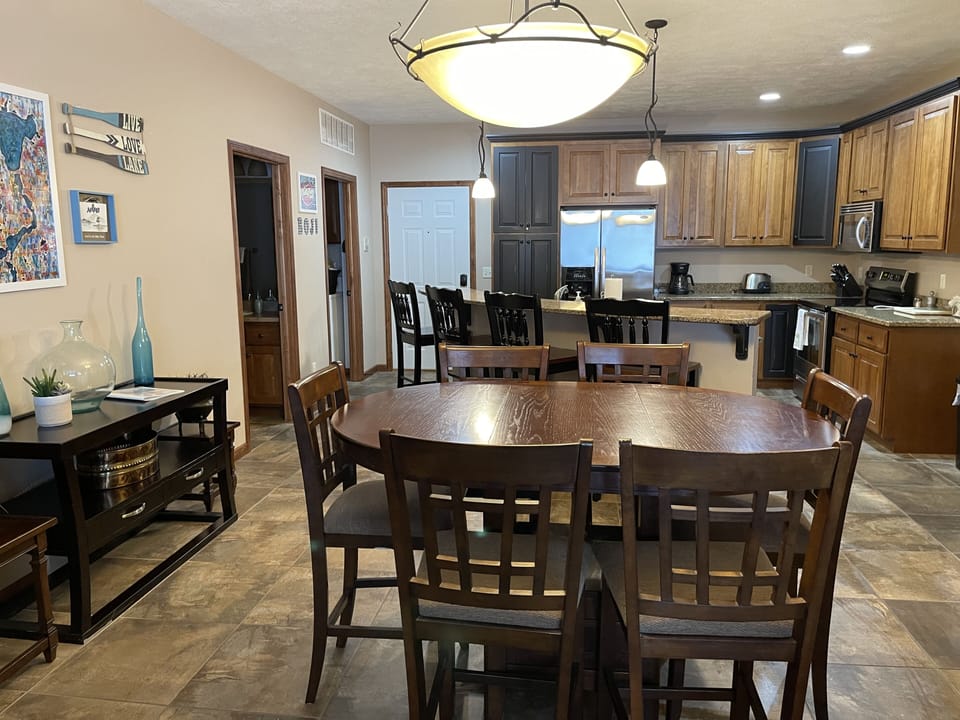 Dining room to kitchen view