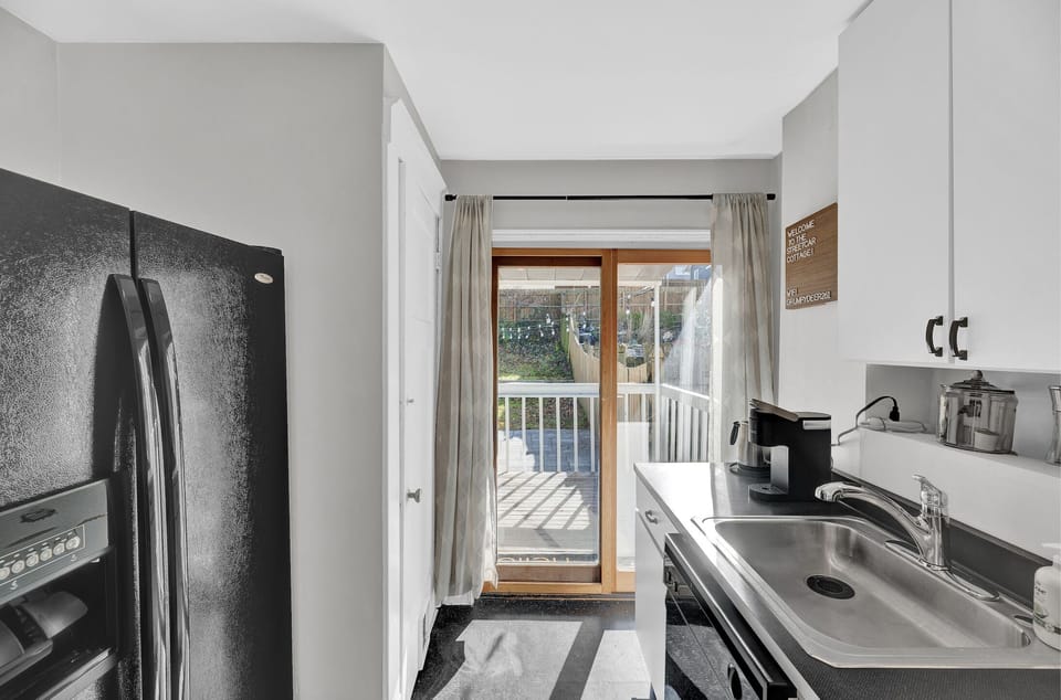 Galley-style kitchen with everything you need to make your favorite meals