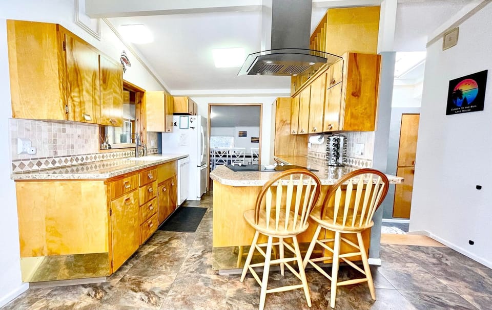 View of Kitchen from the living room
