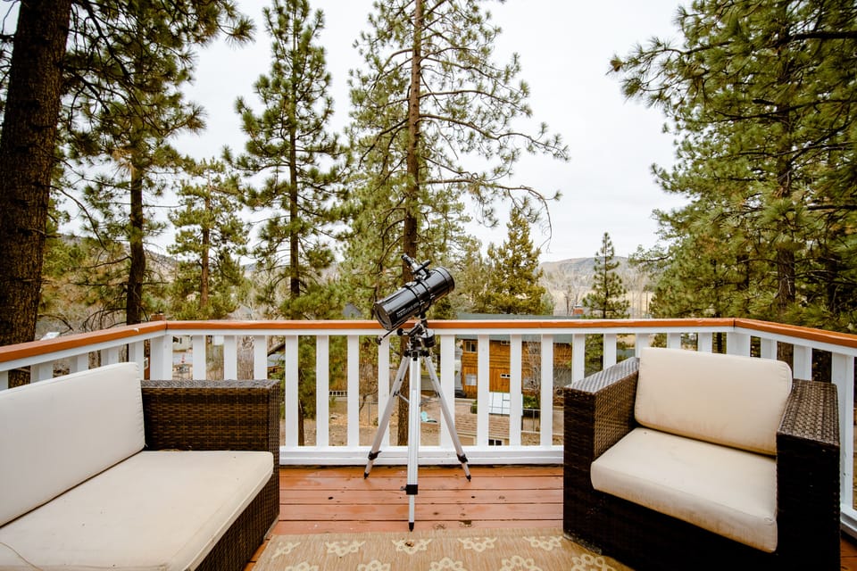 Find your favorite constellations at night with our telescope!