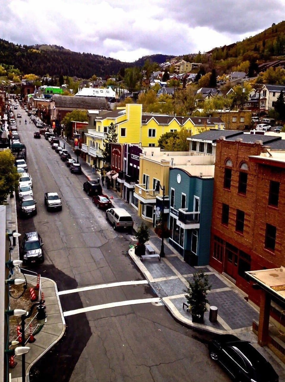 View of Park City historic district from the condo
