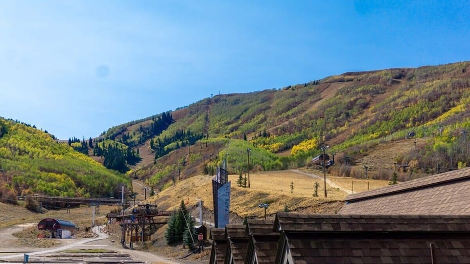 Spectacular mountain views from the private outdoor deck