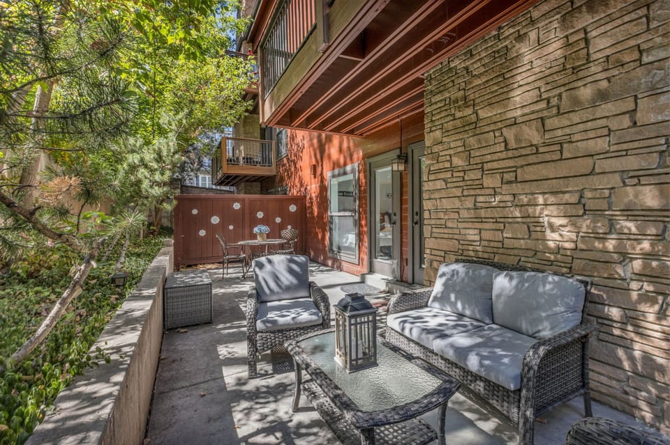 Private outdoor patio
