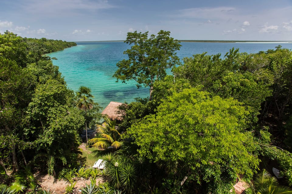 PICTUREQUE VILLA IT'S OWN PRIVATE COVE LAKE DOCK Palapa Swings Kayaks SUP Boards Villa in State of Quintana Roo