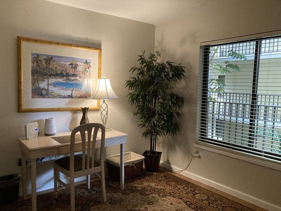 Den as office or sleeping area