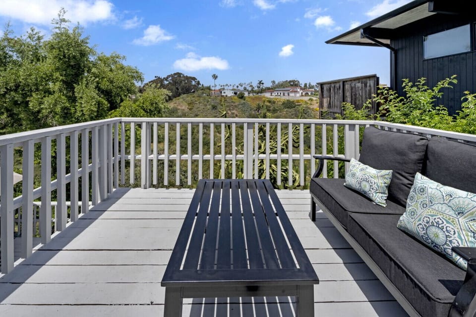 Patio with a view.