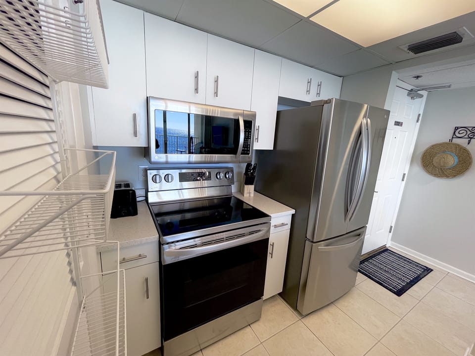 Nice clean kitchen appliances