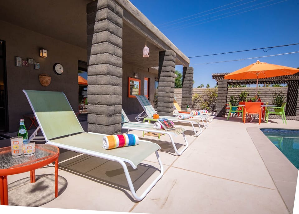 Plenty of lounge chairs by the pool