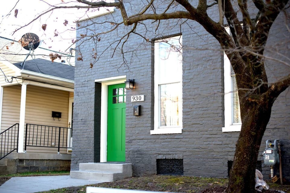 You can't miss the Julep House NuLu - Our emerald green door is a beacon waving you in.