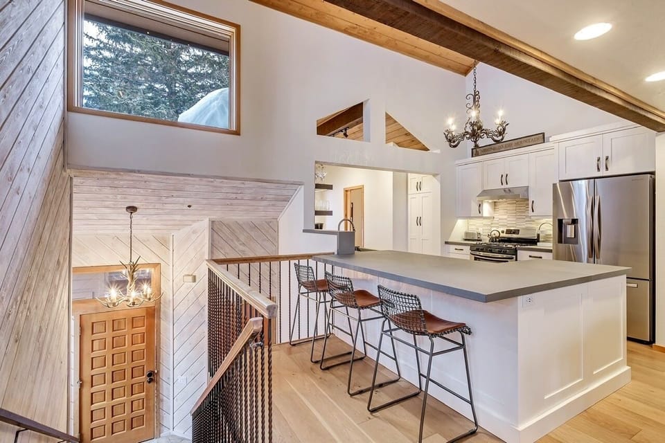 Kitchen bar seating for 3
