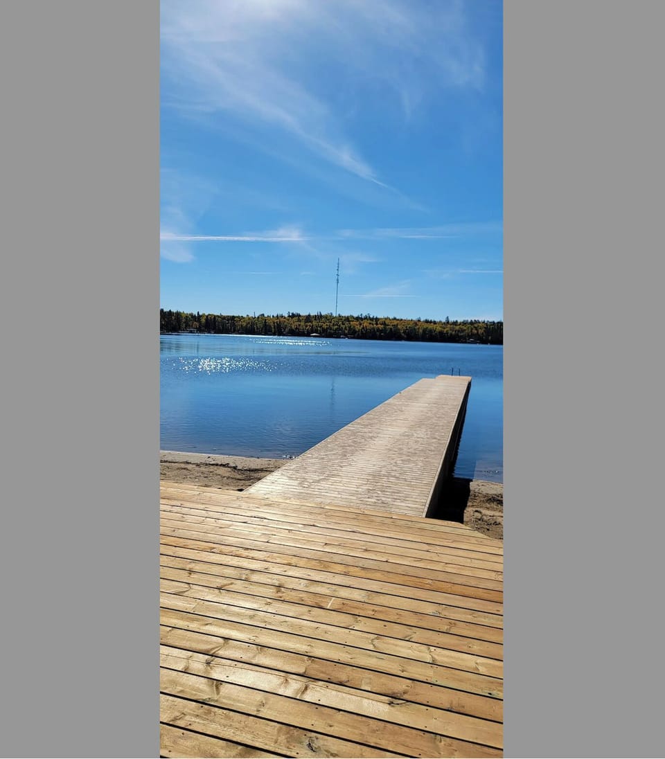 Deck and dock