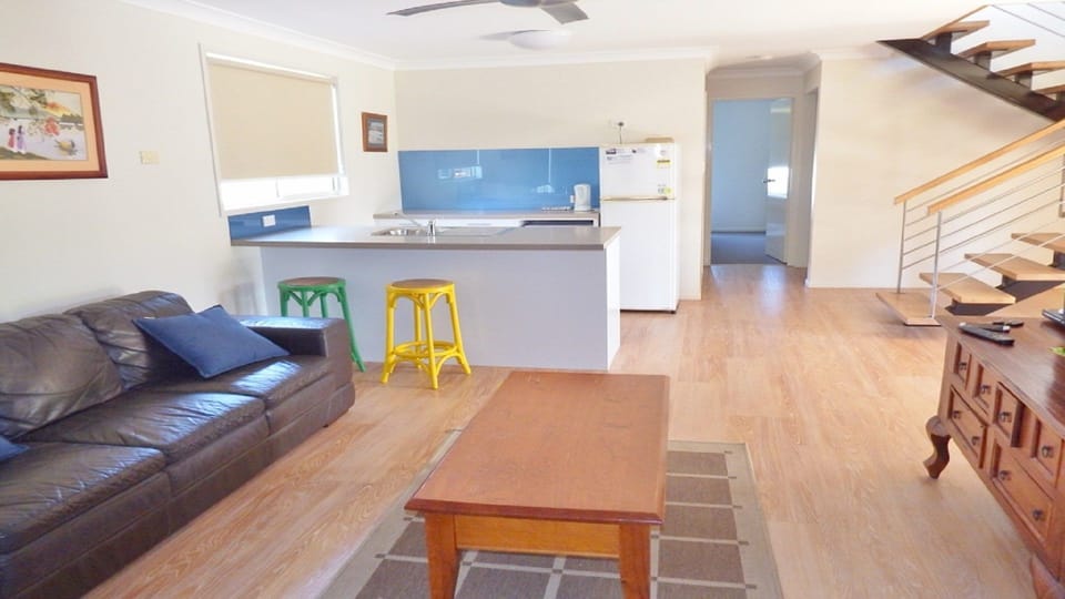 Downstairs living area. 