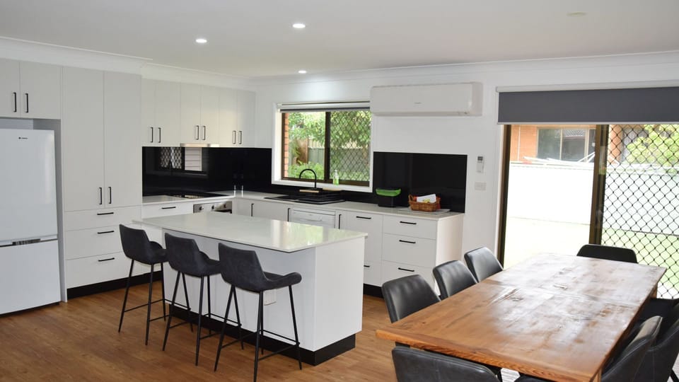 Kitchen and dining area.
