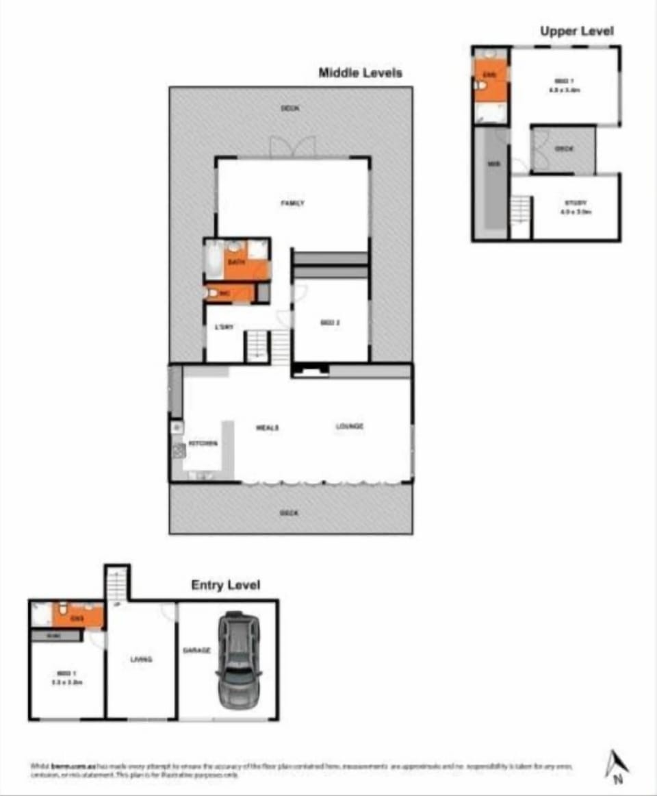 Family friendly floorplan with privately set parents suite