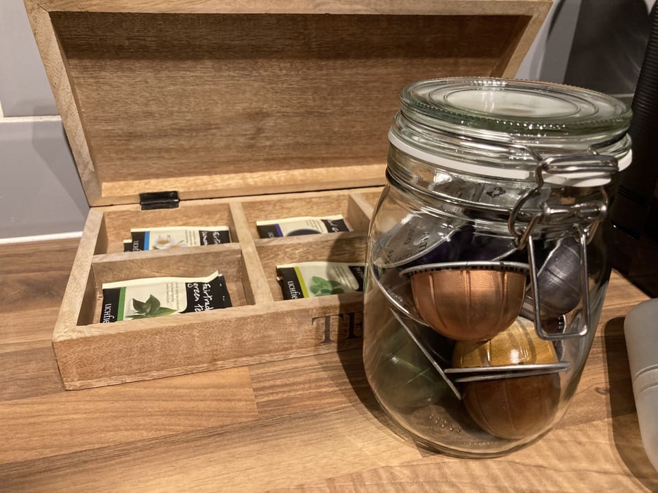Selection of Teas and Nespresso Coffees