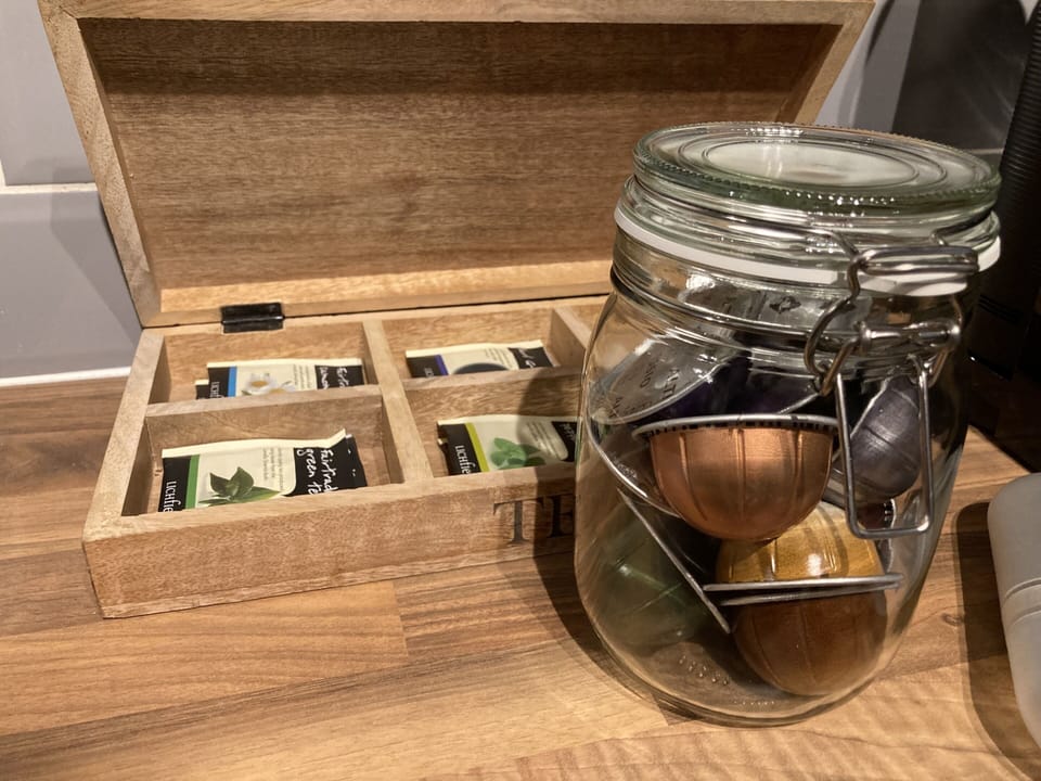 Selection of Teas and Nespresso Coffees