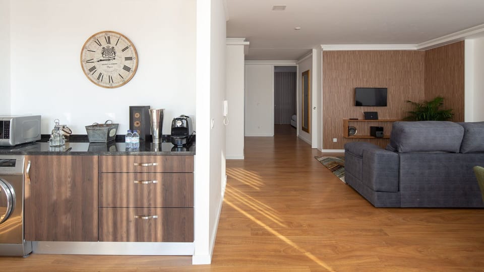 Kitchen + living room