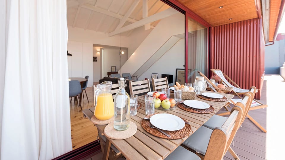 Terrace with a view over the city #balcony