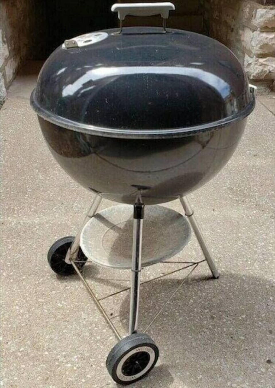 Weber charcoal grill available for your use. (Provide your own charcoal)